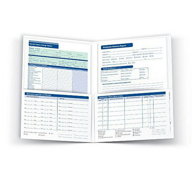 (A0503AMZ) Confidential Employee Record Folder, 25 Pack
