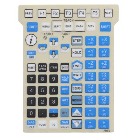 A05B-2518-C200#EAW AWE2 Button Membrane Keypad for Fanuc Teach Pendant