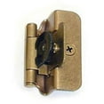 thumbnail image 1 of A08704 BB Amerock Double Demountable 0.5 in. Overlay Cabinet Door Hinge, Burnished Brass, 1 of 1