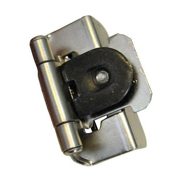 A08704 G9 Amerock Double Demountable Hinge 0.5 in. Overlay, Sterling Nickel