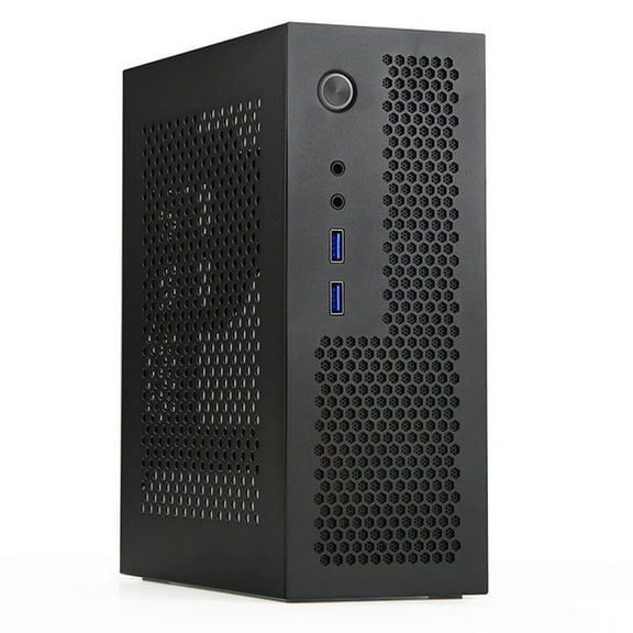 A09 HTPC Computer Case Mini ITX Gaming PC Chassis Desktop USB3.0 Home Black