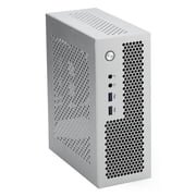 A09 HTPC Computer Case Mini ITX Gaming PC Chassis Desktop Chassis USB3.0 Computer Case Home Computer Case Silver
