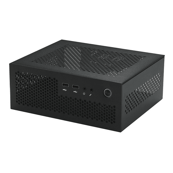 A09 HTPC Computer Case Mini ITX Gaming PC Chassis Desktop USB2.0 Home Black