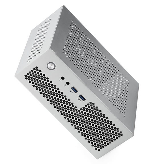 A09 ITX HTPC Desktop Computer Chassis HTPC Case Frame Heat Dissipation HTPC Case for Home Video Computer