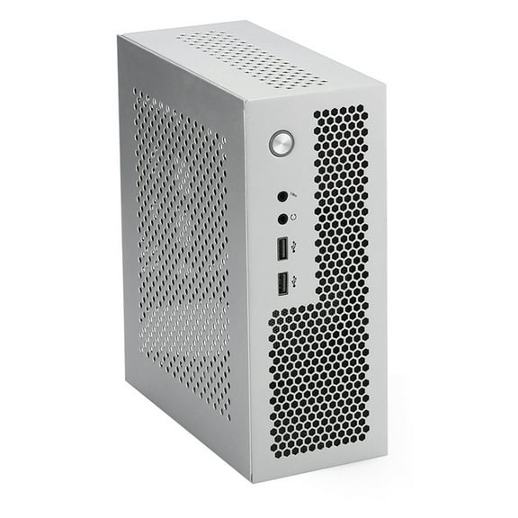 A09 Mini ITX Desktop HTPC Computer Case for ITX Motherboards Small 1U Gaming PC Case Chasis for Home and Office