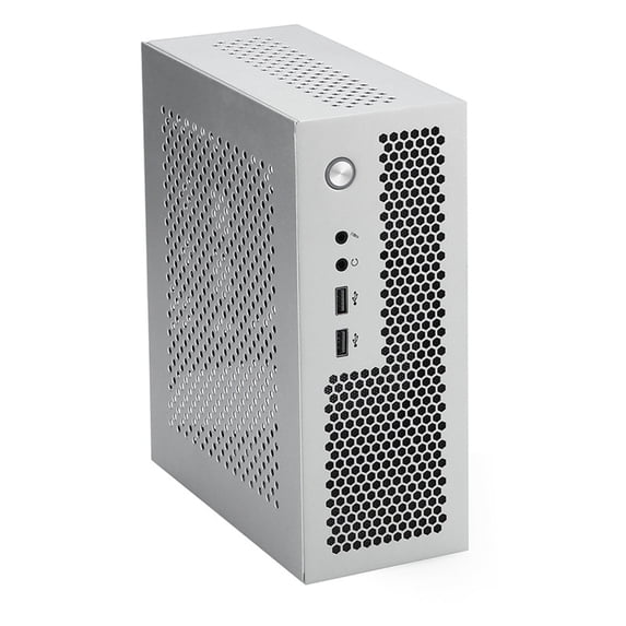 A09 Mini ITX Desktop HTPC Computer Case for ITX Motherboards Small 1U Gaming PC Case Chasis for Home and Office