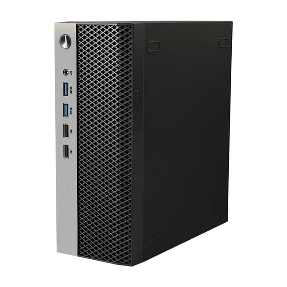 A09S Miniature ITX Desktop Case Metal Chassis Portable Space Saving For Small Desk Setups