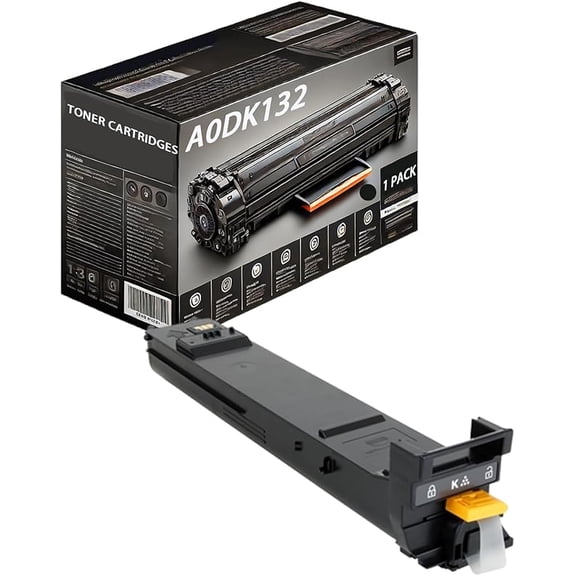 A0DK132 A0DK432 A0DK332 A0DK232 Toner Cartridges Compatible for Konica Minolta magicolor 4650DN 4650EN 4690MF 4695MF Printers, Includes Chip, High Yield 9000 Pages