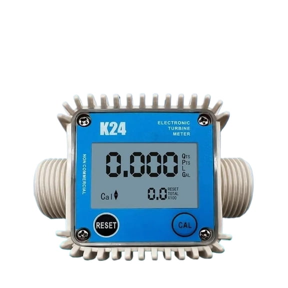 A0KF Liquid Meter 10-120L/min DN25 Electronic Turbine Flow Meter LCD Fuel Diesel Water Flowmeter