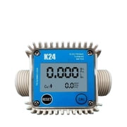 A0KF Liquid Meter 10-120L/min DN25 Electronic Turbine Flow Meter LCD Fuel Diesel Water Flowmeter