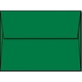 thumbnail image 1 of limited papers | a1 envelopes | peel & seal | bulk mailing materials | ideal for rsvp cards, invitations, announcements or notes | booklet style square flap | 3.625 x 5.125 | 100 pieces | green, 1 of 1