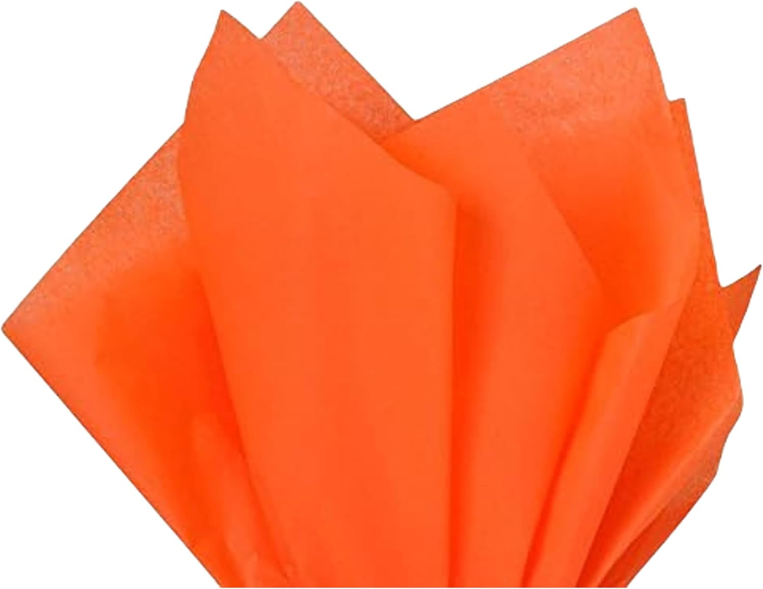 A1 Bakery Supplies Orange Bulk Tissue Paper 15 Inch x 20 Inch 100