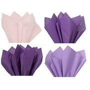 A1 Bakery Supplies Purple Mix Gift Wrap Paper 100 Sheets in pack 15x20 Inches size Gift Wrap Tissue