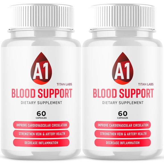 A1 Blood Support Advanced Formula Blood Support for Health and Wellness 120 Capsules