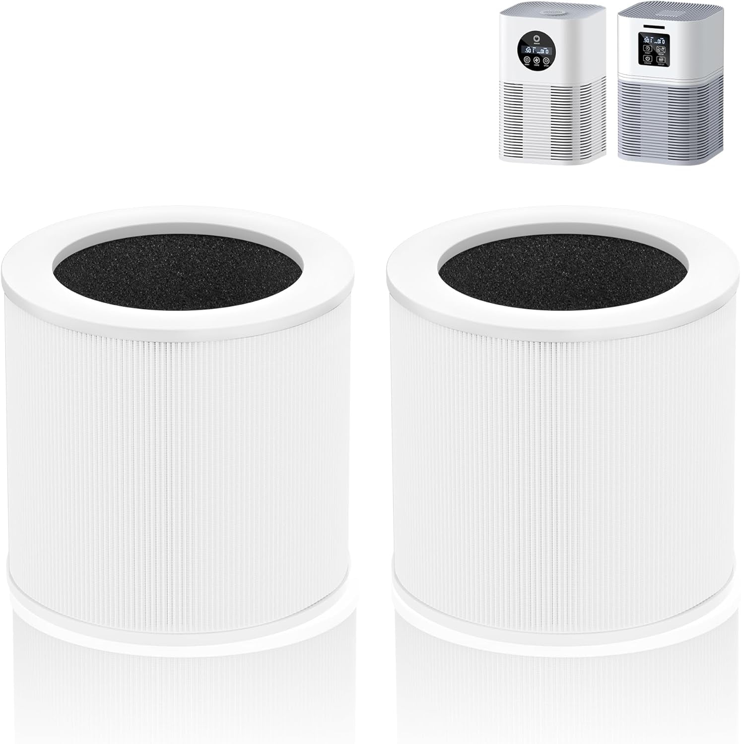 Lot De 2 Filtres De Rechange Pour Purificateur D'air VEWIOR, A1 H13 HEPA Pour Purificateur D'air VEWIOR A1 A1W HQSC-50 HQKJ-80