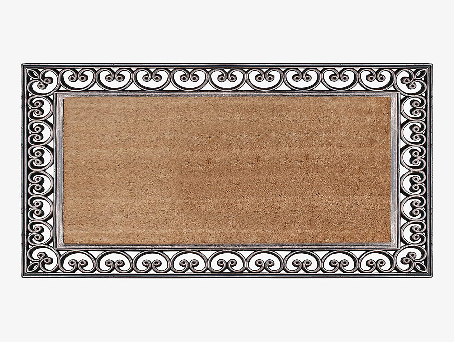 Extra Large Natural Coir and Rubber Outdoor Doormat