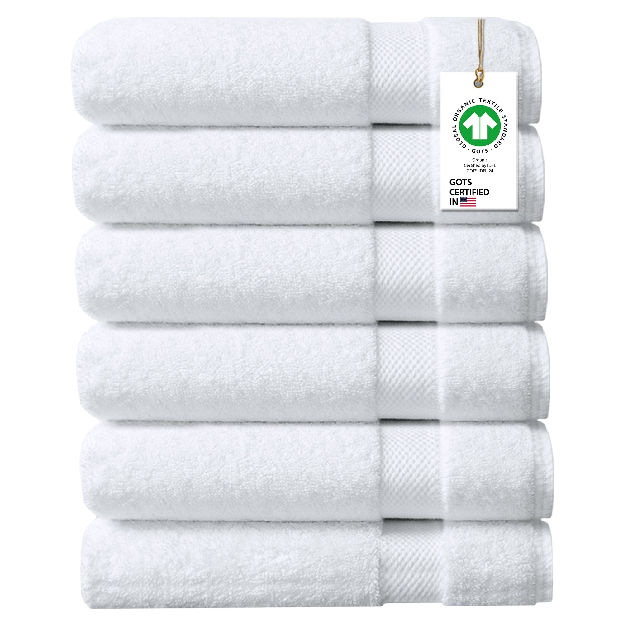 100% Organic Cotton Towel Set  GOTS Certified 3 Piece Towel Set – Organic  Textiles