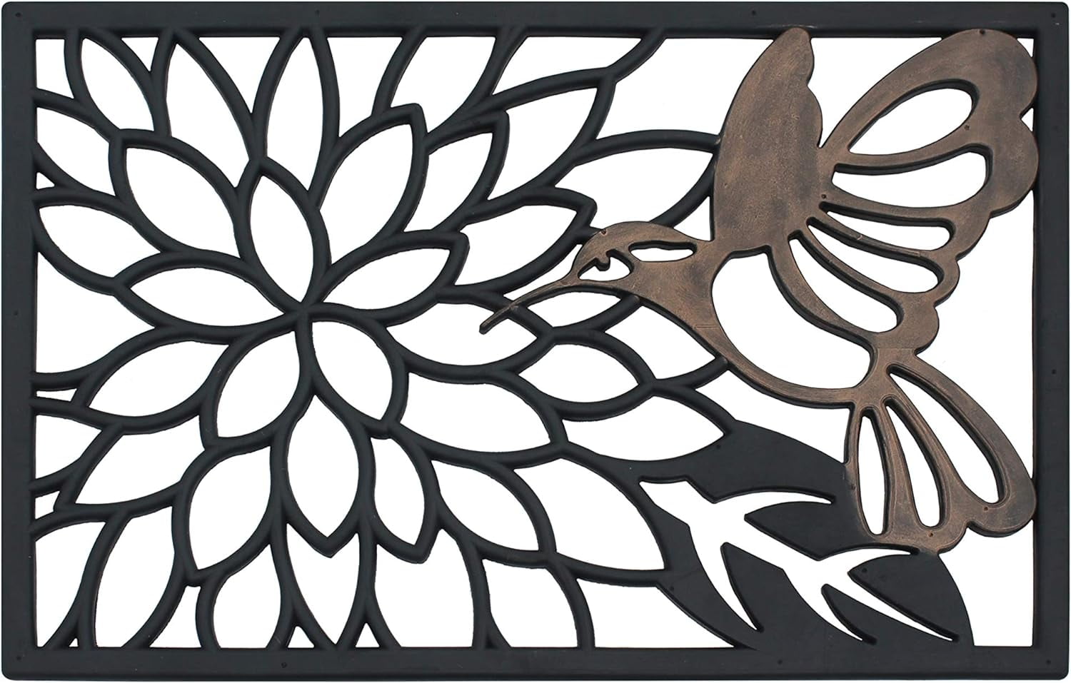Hummingbird Welcome Mat A1 Home Collections Floor Rubber Pin Fun Designed Welcome Door Mats for ...
