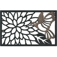 thumbnail image 1 of A1 Home Collections Floor Rubber Pin Fun Designed Welcome Door Mats for Indoor Outdoor Entrance, 20” X 30”, Bronze Hummingbird, 1 of 6