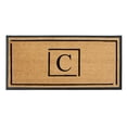 thumbnail image 1 of A1 Home Collections Hand-Crafted Rubber Coir Doormat Double/Single Door Mat for Outdoor 24x48 inch, 1 of 7