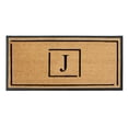 thumbnail image 1 of A1 Home Collections Hand-Crafted Rubber Coir Doormat Double/Single Door Mat for Outdoor 24x48 inch, 1 of 7