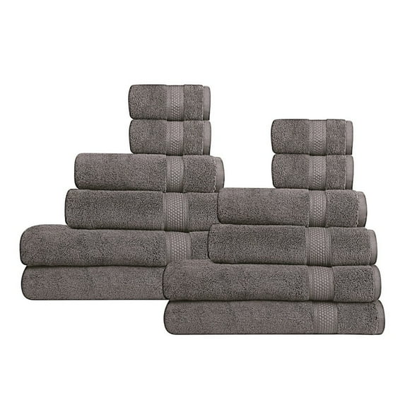 A1 Home Collections Bath Towel Sets, 100% Ring Spun Cotton, Zero Twist, Highly Absorbent, 500 GSM Low Lint, Quick Drying Bathroom Towel Set