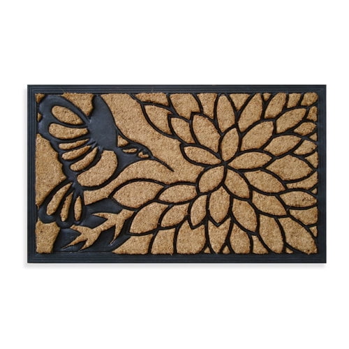 A1 Home Collections LLC Brush Humming Bird Doormat