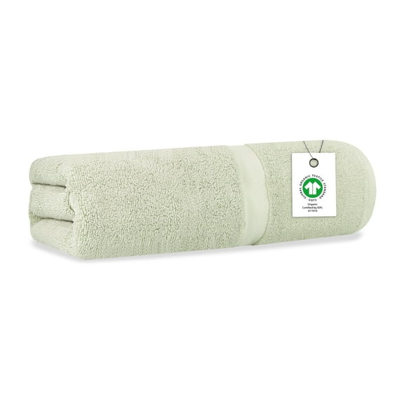 Delara Organic Cotton Bath Towel, GOTS & OEKO-TEX Certified, Premium Hotel Quality Towels, 650 GSM, Soft, Quick Dry & Ultra-Absorbent