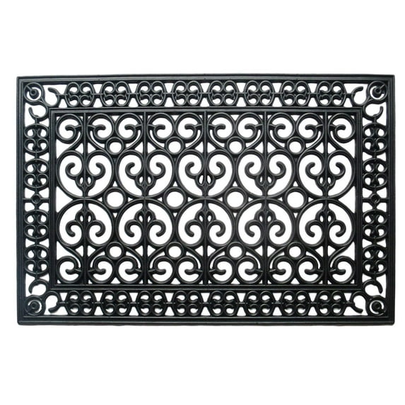 A1HC Rubber Large Outdoor Doormat 24" X 36”, Ideal for Outside Entryway, Scrapes Shoes Clean of Dirt & Grime, Heavy Duty Door Mat for Indoor Outdoor