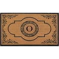 thumbnail image 1 of A1 Home Collections 36"x72" Natural Coir Monogrammed Doormat with PVC Backing, Heavy Duty Anti-Shed Front Door Mat, Easy to Clean, 1 of 8