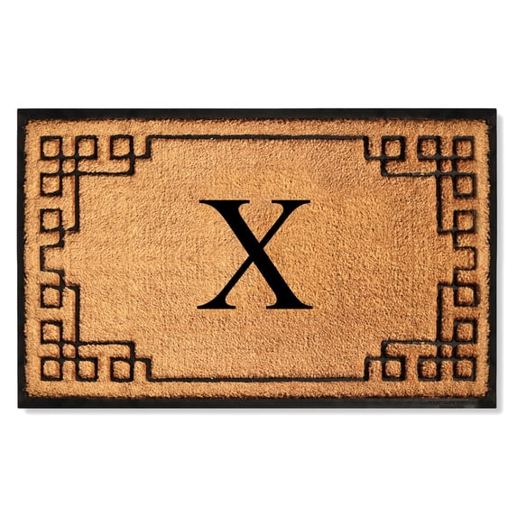 A1 Home Collections Natural Coir & Rubber Door Mat, Long-Lasting Entrance Doormats for Front Door, Thick & Non-Slip Durable Outdoor Entry Mat 36" x 72"