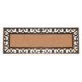 thumbnail image 1 of A1 Home Collections Natural Coir and Rubber Outdoor Paisley Front Entry Doormat, Bronze, 48 in x 18 in, 1 of 6