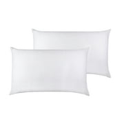 A1 Home Collections Organic Cotton Pillowcase Pair, Queen, White