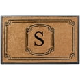 thumbnail image 1 of A1 Home Collections Rubber and Coir Molded Door Mat 30x48 Inch Designer Hand-Crafted ,Personalized ,Double/Single Door Mat, 1 of 8