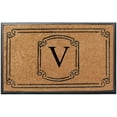 thumbnail image 1 of A1 Home Collections Rubber and Coir Molded Door Mat 30x48 Inch Designer Hand-Crafted ,Personalized ,Double/Single Door Mat, 1 of 8
