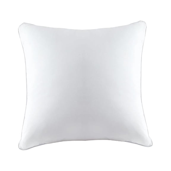 A1 Home Collections 20x20 Inch Square Throw Pillow Insert (Pack of 1), Hypoallergenic Down Alternative, Extra Filled Indoor Decorative Pillow, White