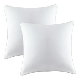 A1 Home Collections Throw Pillow Insert RDS Certified Down Feather Filled Pack of 2 Square 16x16 Inches Bed and Couch Pillows Indoor Decorative Pillows White Walmart