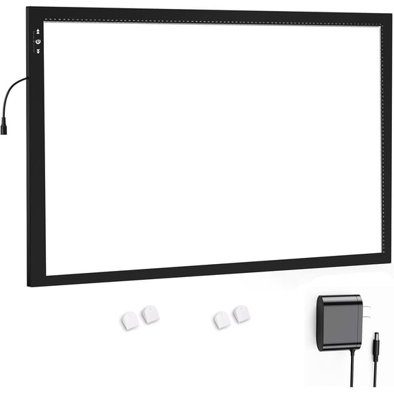 A1 LED Artist tracing Light Box Copy Table, Adjustable High Brightness Light Pad for Tatto Drawing, Sketching, Animation,Diamond Painting Accessories