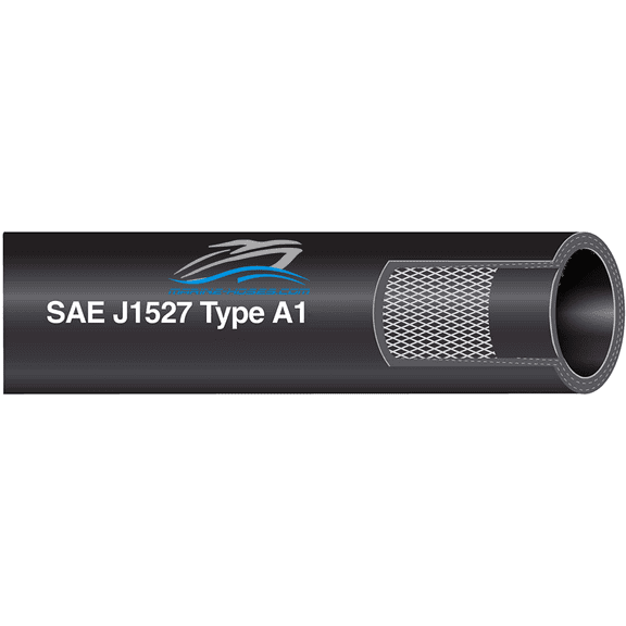 A1 Marine Fuel Hose A1 Boot Fuel Line 3/8" ID USCG Low Permeation Fuel Feed Hose Unaflex UIP New Line 25 feet