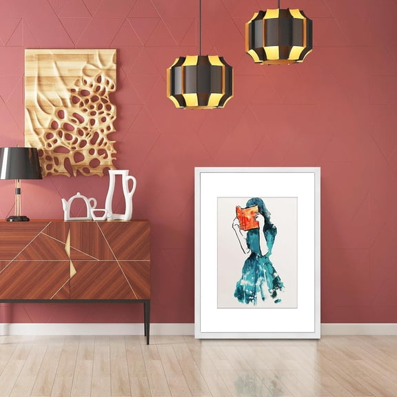 A1 Poster Frame,23.4x33.1in Natural Soild Wood White Picture Frames with Polished Plexiglass,Easy to Hang,Display Picture A1 without Mat or A2 with Mat for Wall Mounting Horizontally and Vertically