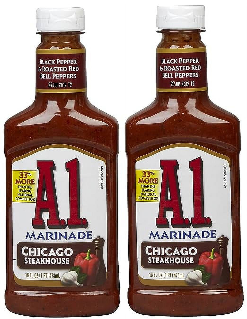 A1 Steak House Marinade, Chicago, 16 oz, 2 pk