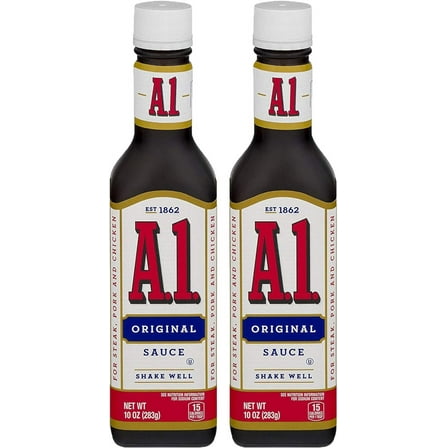 A1 Steak Sauce, Original, 10 Oz (2 Pack)