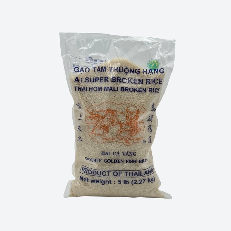 hiro1955うるち米精米 A1 Super Jasmine Broken Rice 5 lb | Thai Hom Mali Broken Rice