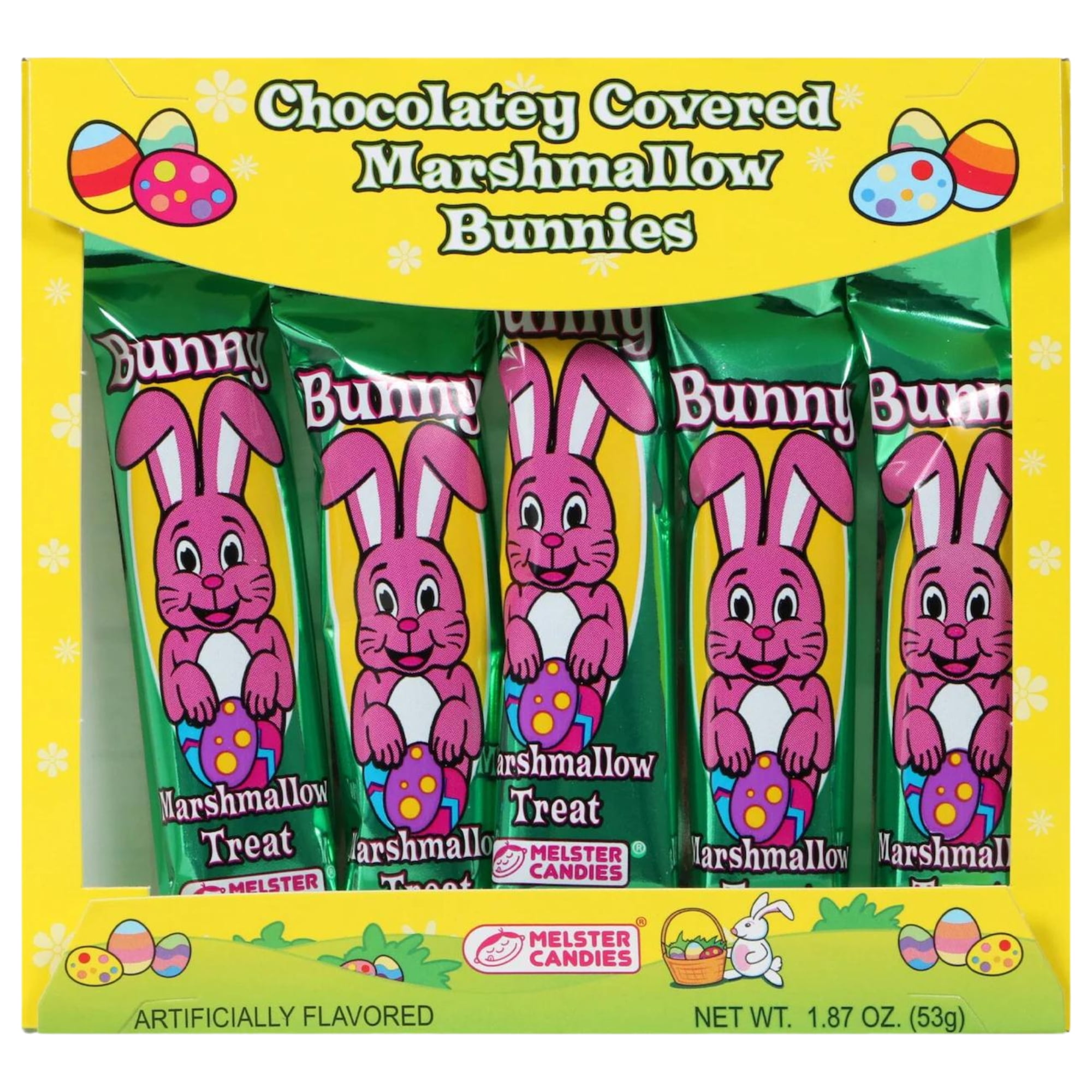 A1 UNLIMITED ChocolateyCovered Marshmallow Bunnies, Fluffy Candy
