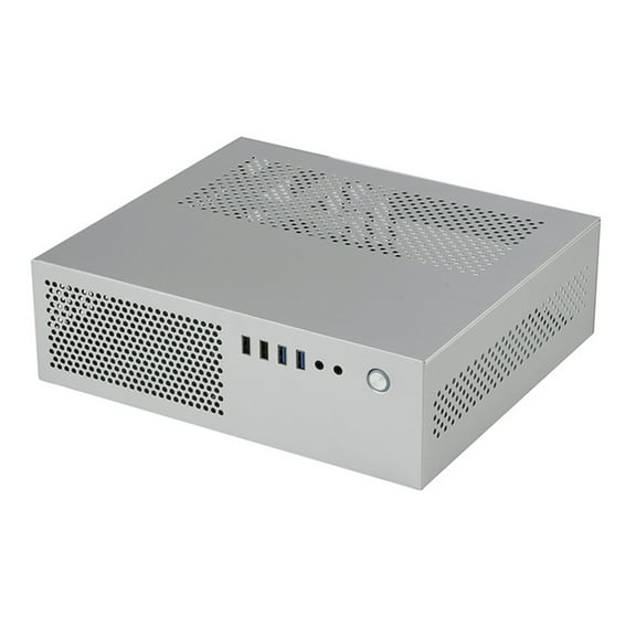 A10 Mini PC Chassis MATX Chassis HTPC PC Case Support 2.5 3.5 Solid Disk Enhances Heat Dissipation and Space Saving