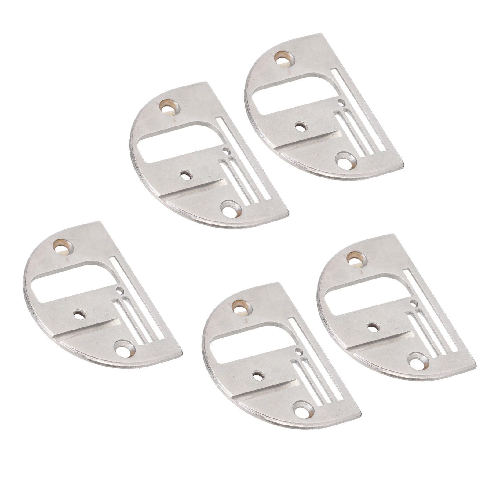 A10 Sewing Needle Plate, Rustproof 5 Pcs Stainless Steel Industrial Sewing Machine Needle Plate