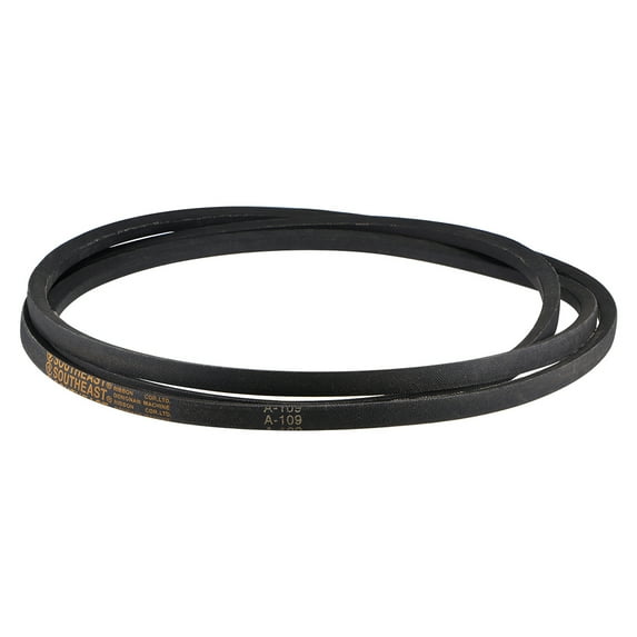 A109 V-Belts 109" Mid-Perimeter, A-Section Rubber Drive Belt