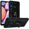 thumbnail image 1 of A10s Case, Samsung Galaxy A10s Case Military Grade Protective Samsung Galaxy A10s Cases Cover with Ring Car Mount Kickstand for Samsung Galaxy A10s - Black, 1 of 6