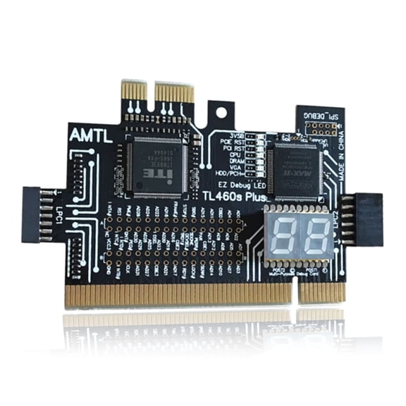 A1105 Upgraded Motherboards Diagnostic Card With LED Indicators For CPU DRAM VGA HDD Debugging And Clock Signal Display