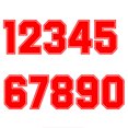 thumbnail image 1 of A1111 Figures 0 1 2 3 4 5 6 7 8 9 Racing Number Helmet Racing Vinyl Decals Motorcycle Accessories Sticker, 1 of 1